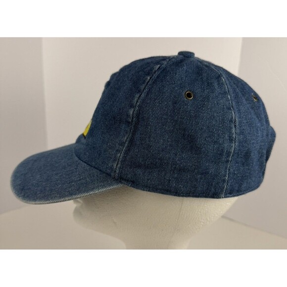 Vintage Tweety Bird Cap 90s Denim Hat Looney Tunes 100% Cotton Stretch Back - Picture 4 of 10